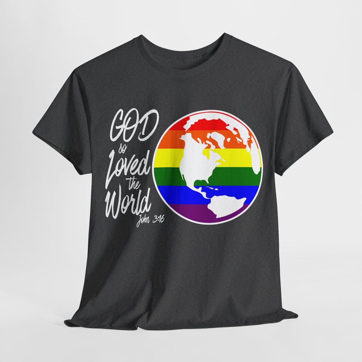 God so Loved the World - Dark - Unisex Cotton Tee